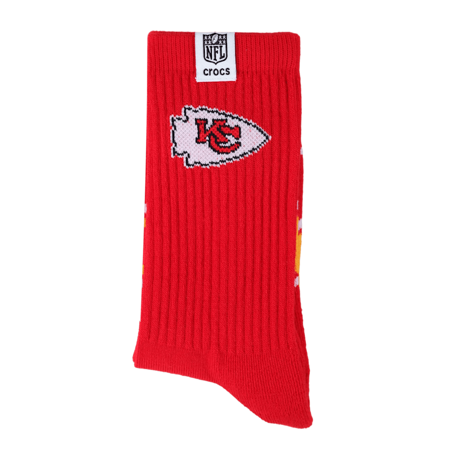 Multi NFL Kansas City Chiefs Crocs Socks - Dessus - Crocs