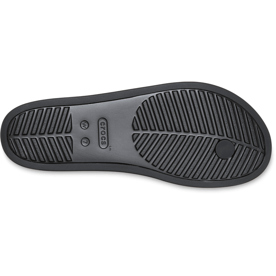 Noir/Sépia/Léopard Miami Round Animal Flip - Dessous - Crocs