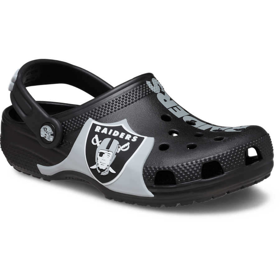 Multi NFL Las Vegas Raiders Graphic Classic Clog - Angle - Crocs