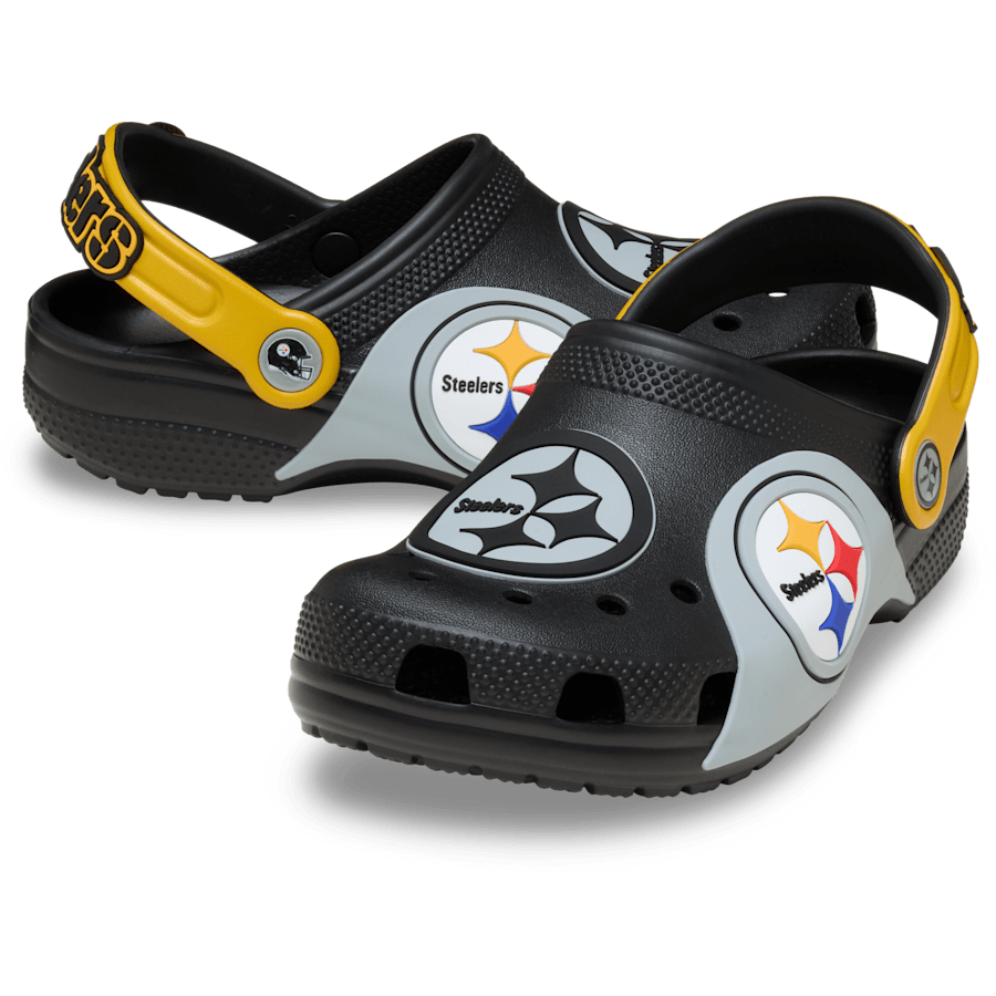 Multi Kids’ NFL Pittsburgh Steelers Graphic Classic Clog - Pair - Crocs