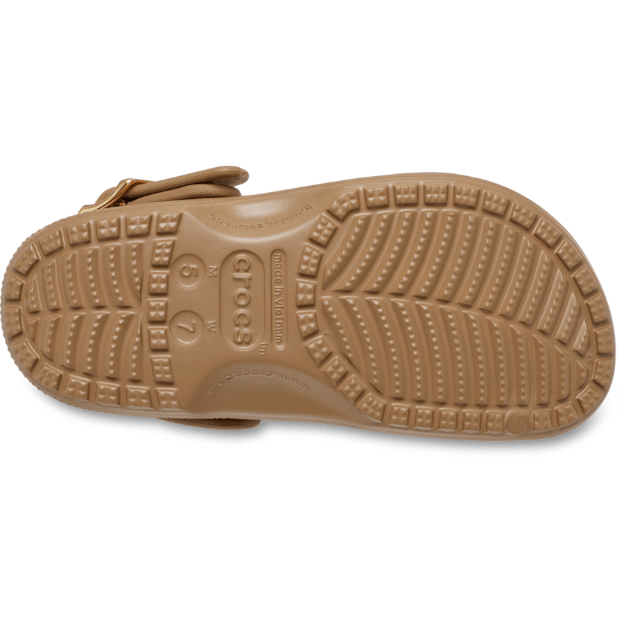 Crocs Classic Metallic Buckle Clog — Sepia