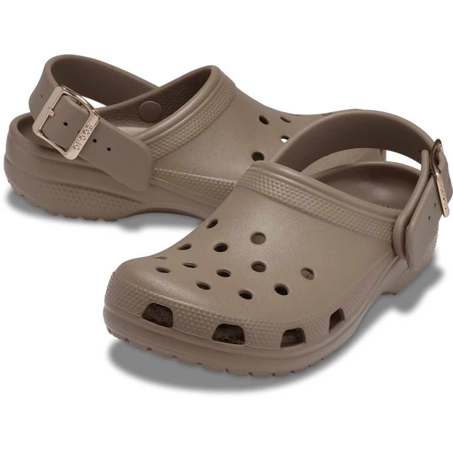Colour Classic Metallic Buckle Clog - Pair - Crocs