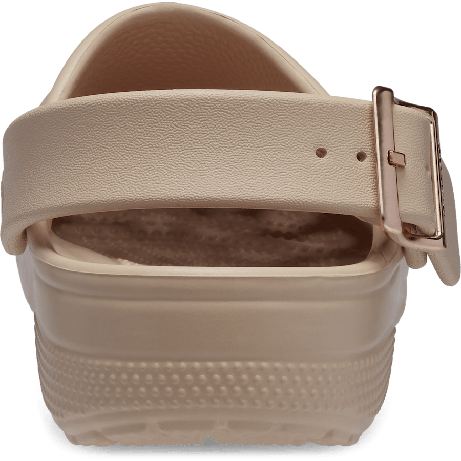 Colour Classic Metallic Buckle Clog - Back - Crocs