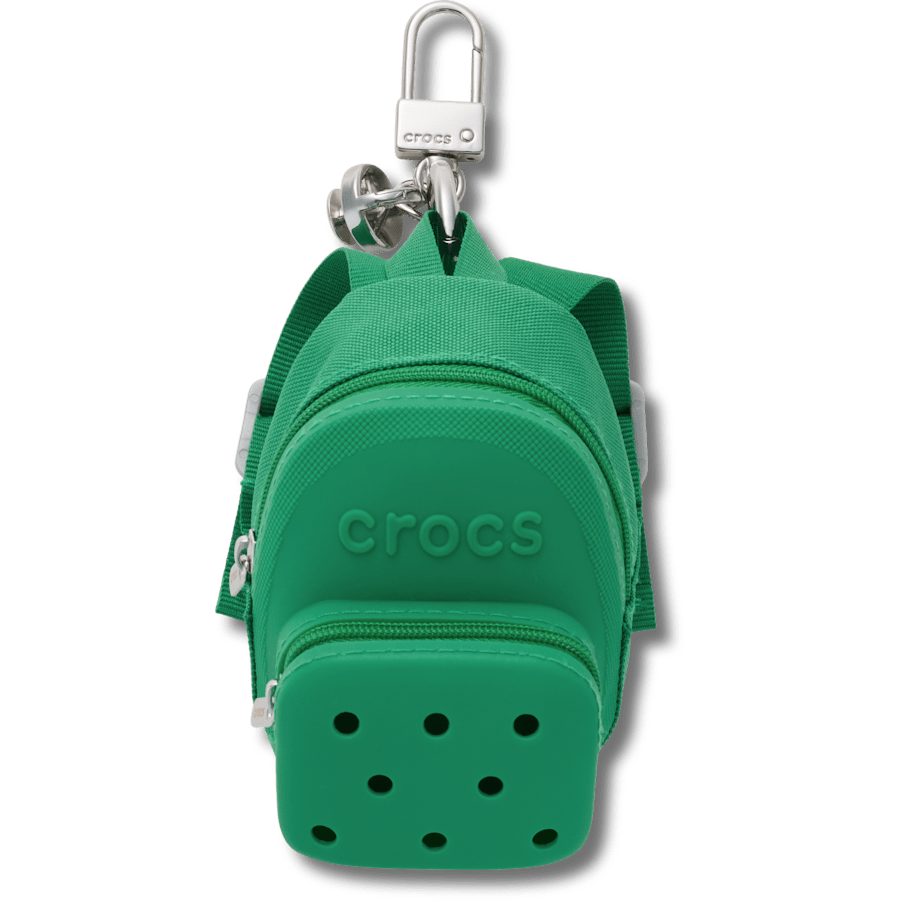 Crocs Crocs Classic Backpack Bag Charm — Pitch Green