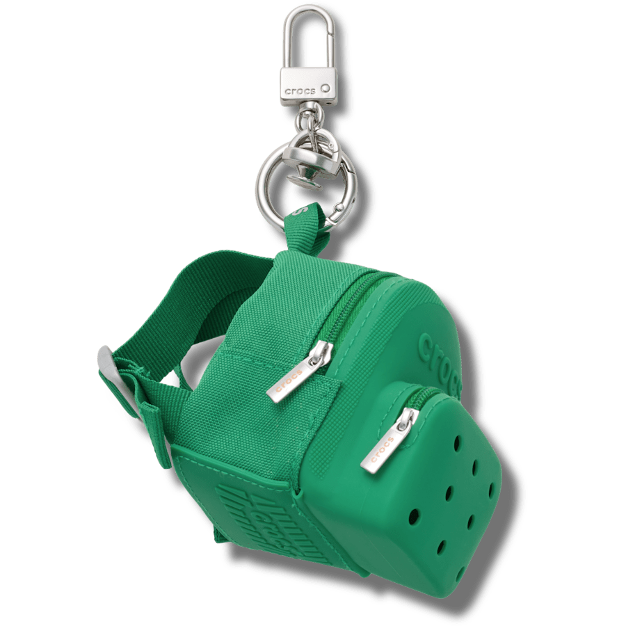 Crocs Crocs Classic Backpack Bag Charm — Pitch Green