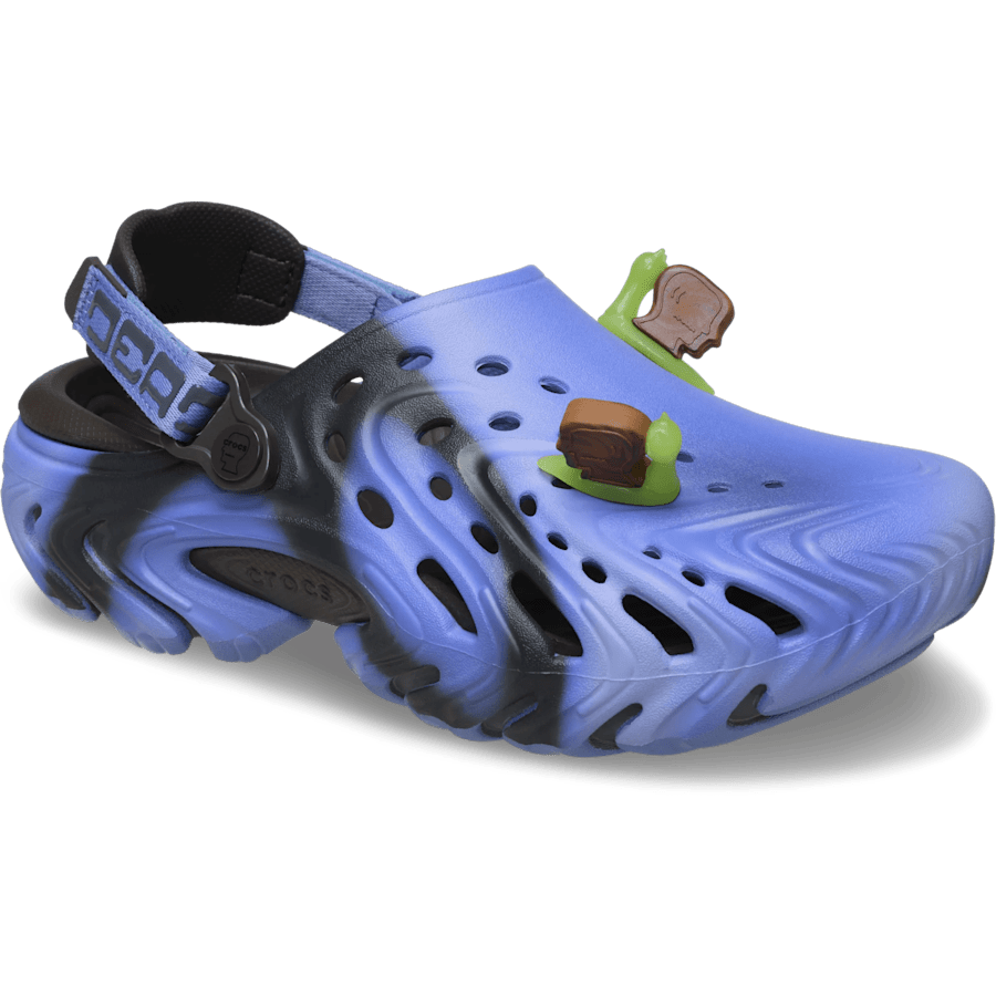 Astro Blue Brain Dead x Crocs Echo II - Schrägsicht - Crocs