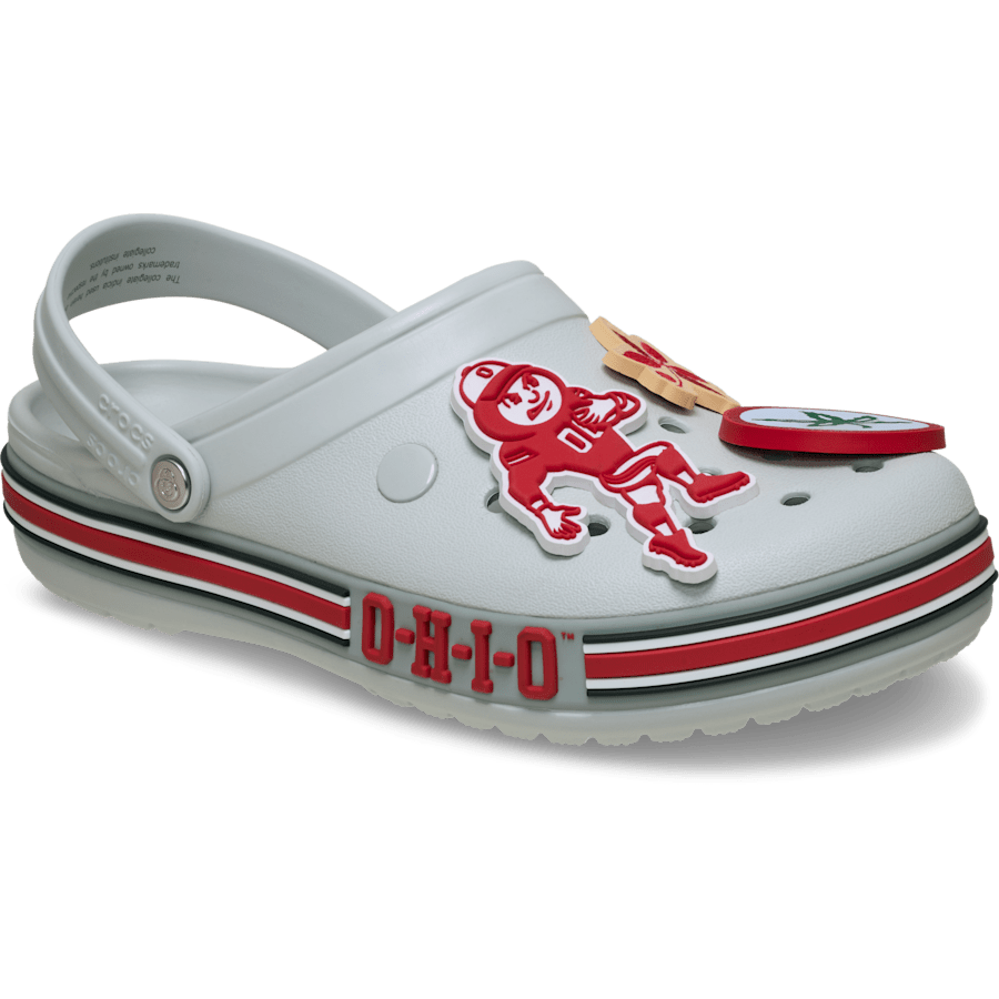 Multi Ohio State Crocband™ Clog - Angle - Crocs