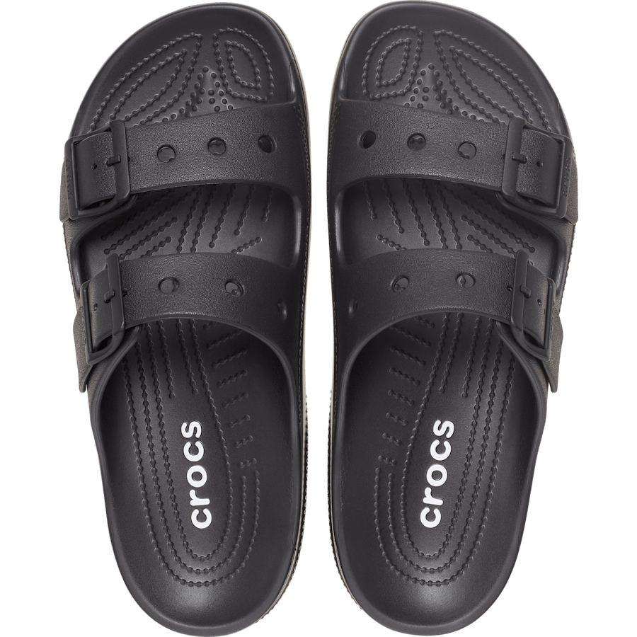 Black Women's Saturday Sandal - Draufsicht - Crocs