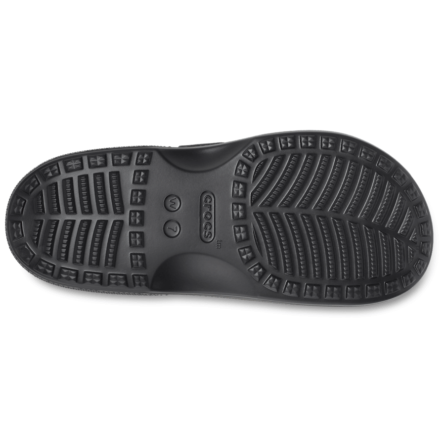 Black Women's Saturday Sandal - Ansicht von unten - Crocs