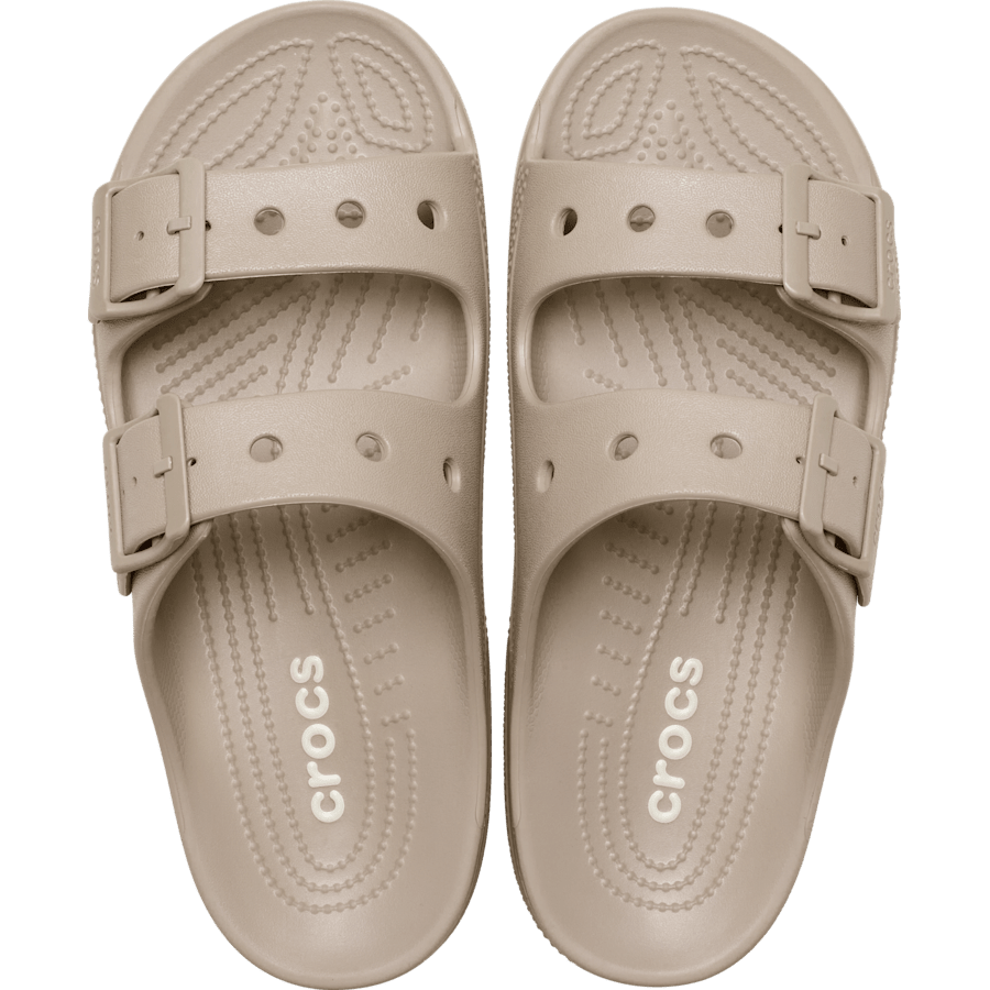 Taupe Women's Saturday Sandal - Draufsicht - Crocs