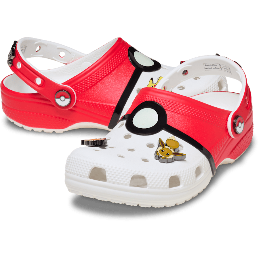 Multi Kids’ Pokémon Poké Ball Classic Clog - Pair - Crocs