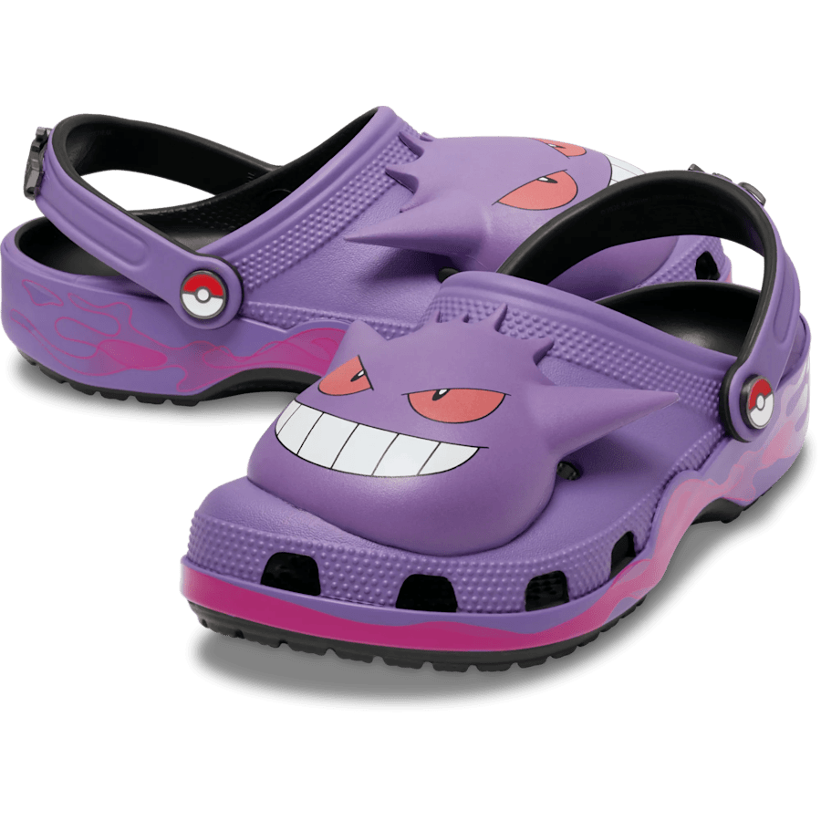 Multi Pokémon Gengar Classic Clog - Pair - Crocs
