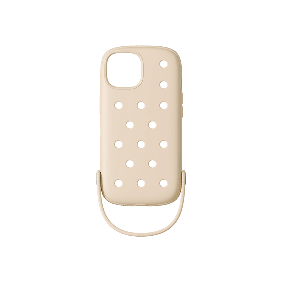 Bone iPhone 15 Compatible Case - Sivu - Crocs