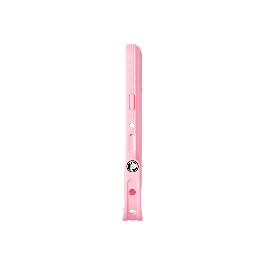 Crocs iPhone 16 Pro Compatible Case — Pink Milk