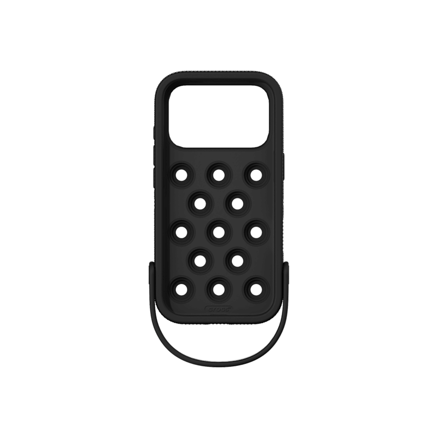 Crocs iPhone 17 Pro Compatible Case — Black