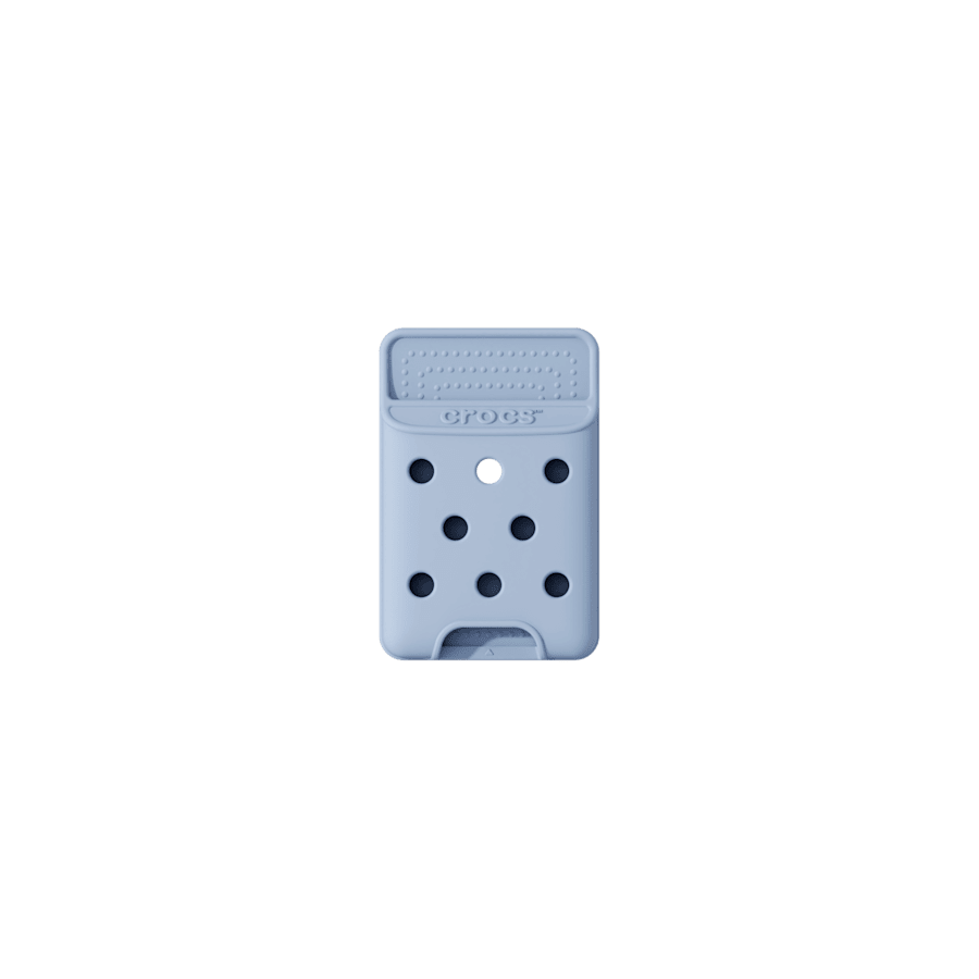 Crocs MagSafe Wallet — Blue Calcite