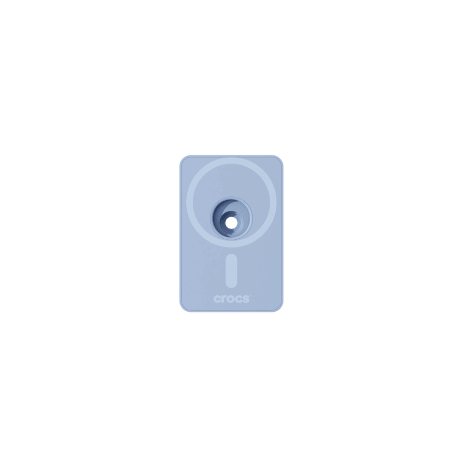 Crocs MagSafe Wallet — Blue Calcite