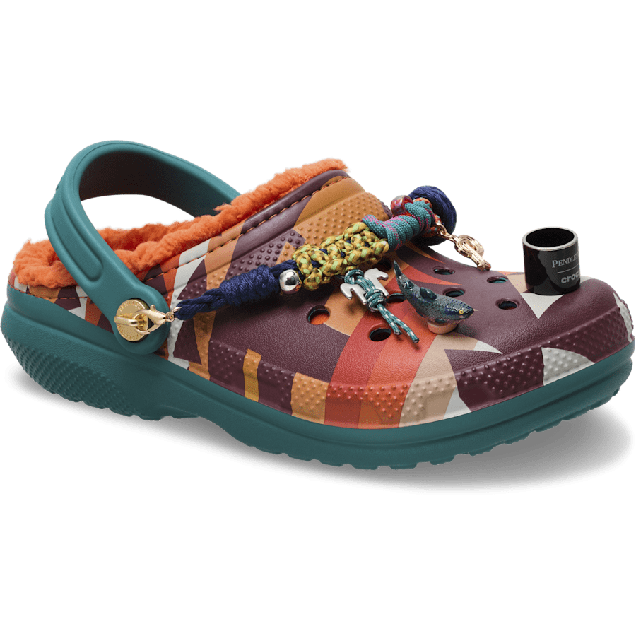 Multi Pendleton Classic Lined Clog - Angle - Crocs
