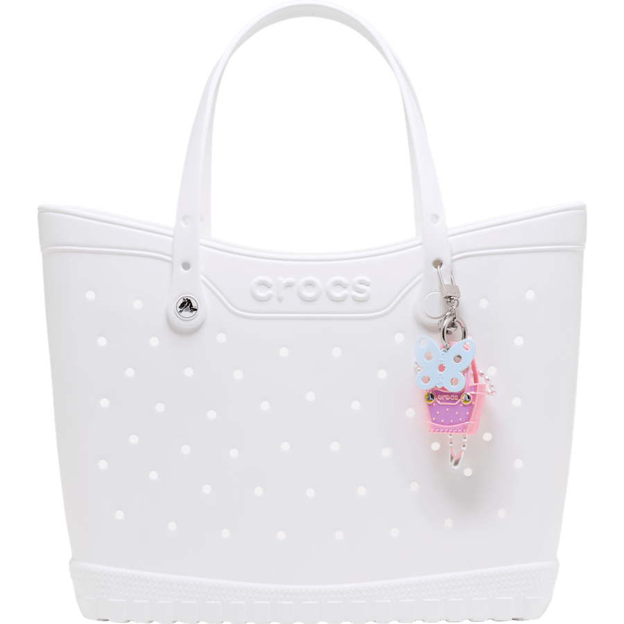Pink Mini Micro Tote Bag Charm - Charm on shoes - Jibbitz Charms