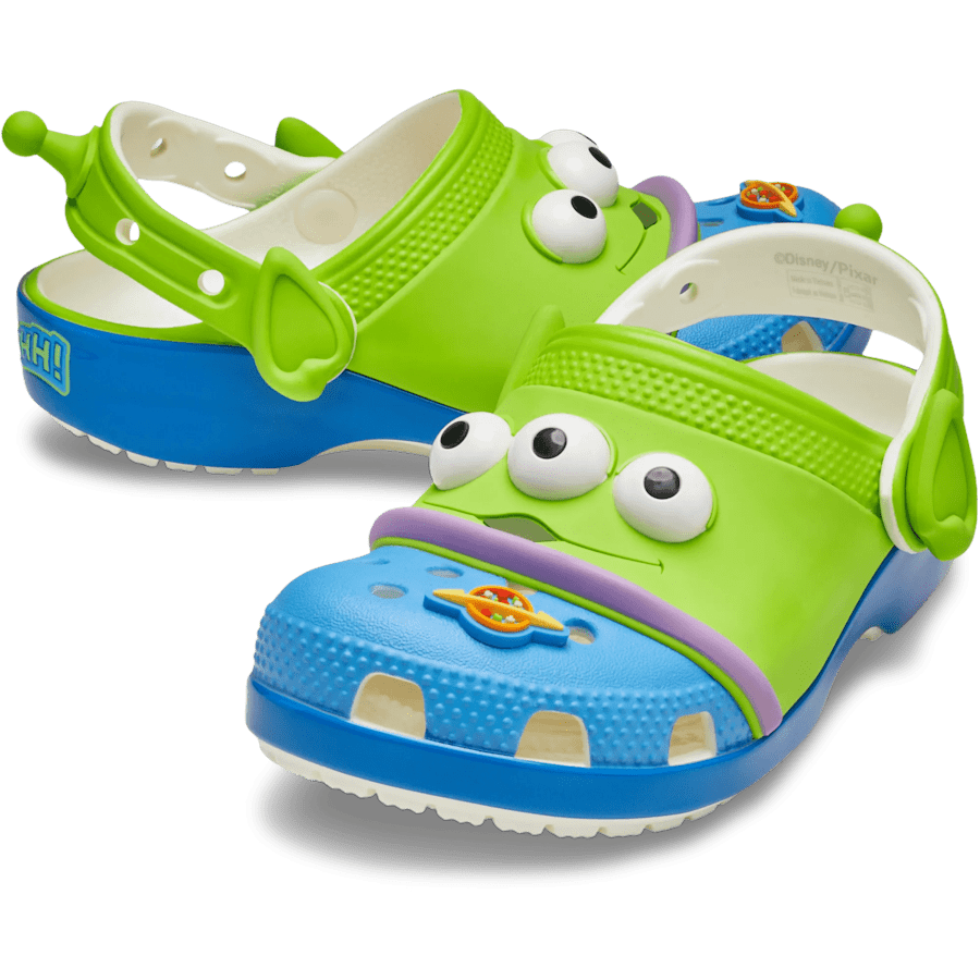 Multi Toddlers' Disney Pixar's Toy Story Alien Classic Clog - Draufsicht - Crocs