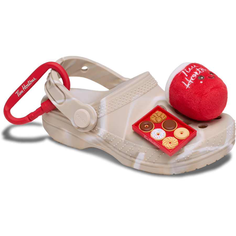 Multi Tim Hortons® Classic Clog Pouch Bag Charm - Côté - Crocs