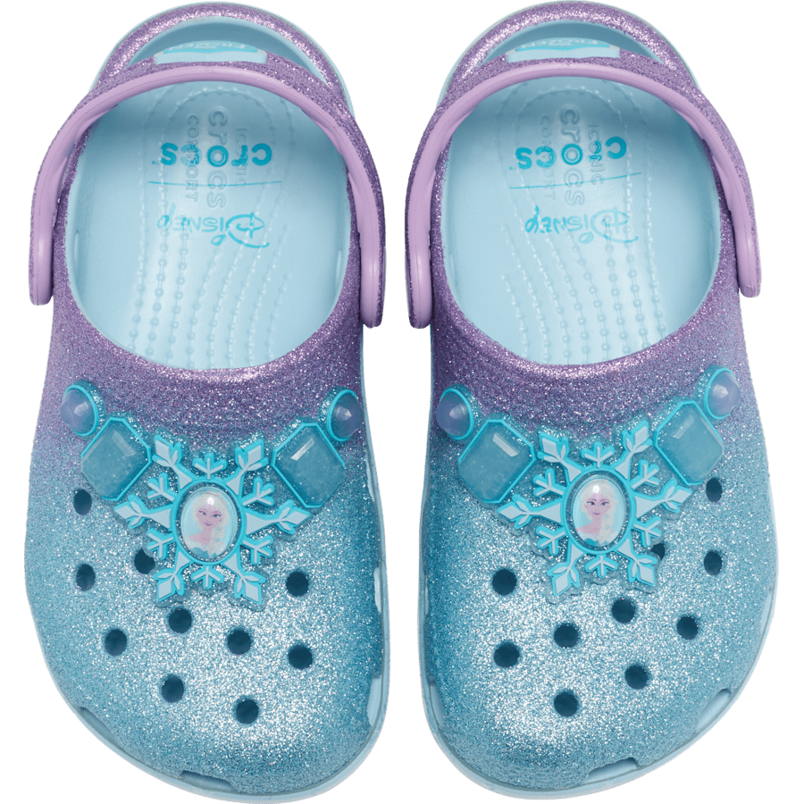 Multi Toddlers’ Disney Frozen Elsa Classic Clog - Side - Crocs