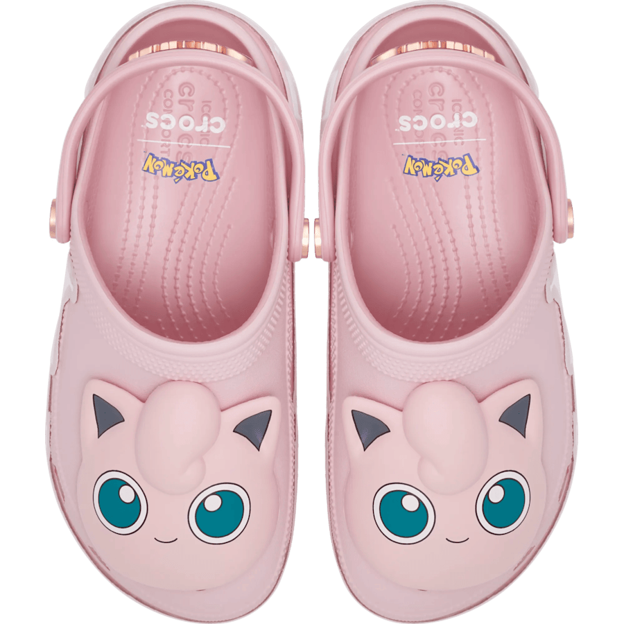 Multi Pokémon Jigglypuff Classic Platform Clog - Side - Crocs