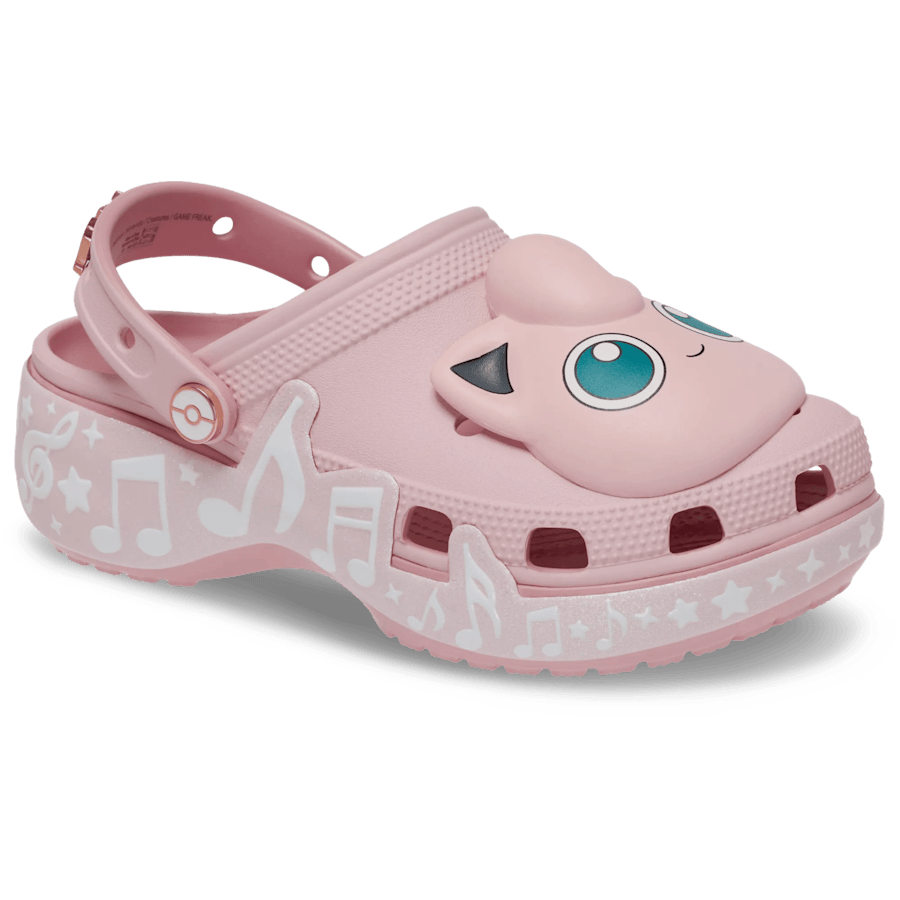 Multi Pokémon Jigglypuff Classic Platform Clog - Angle - Crocs