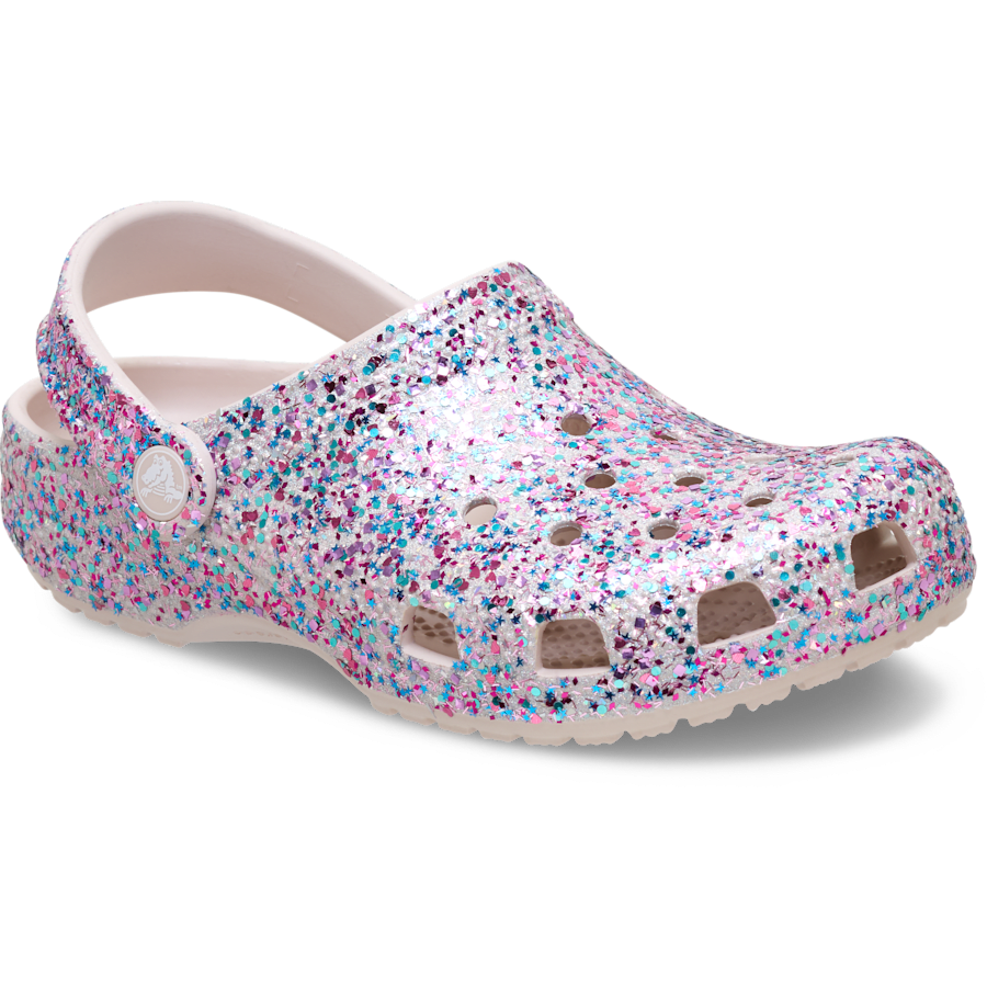 Couleur Kids' Classic Dazzle Glitter Clog - Angle - Crocs