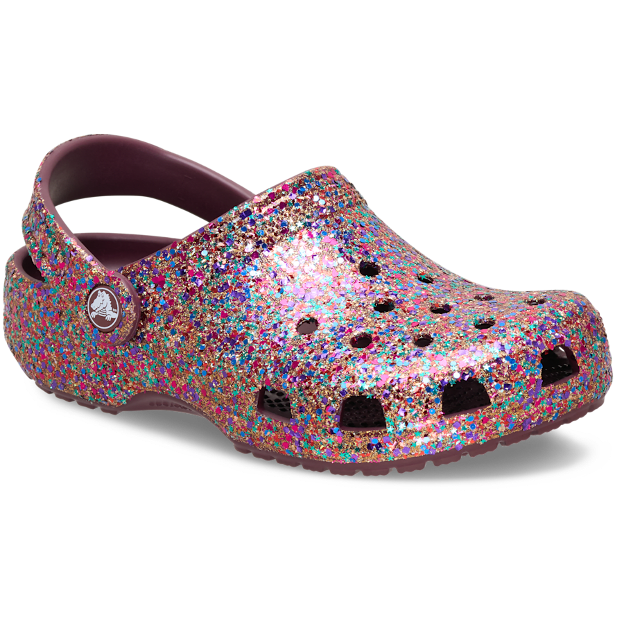Couleur Kids' Classic Dazzle Glitter Clog - Angle - Crocs