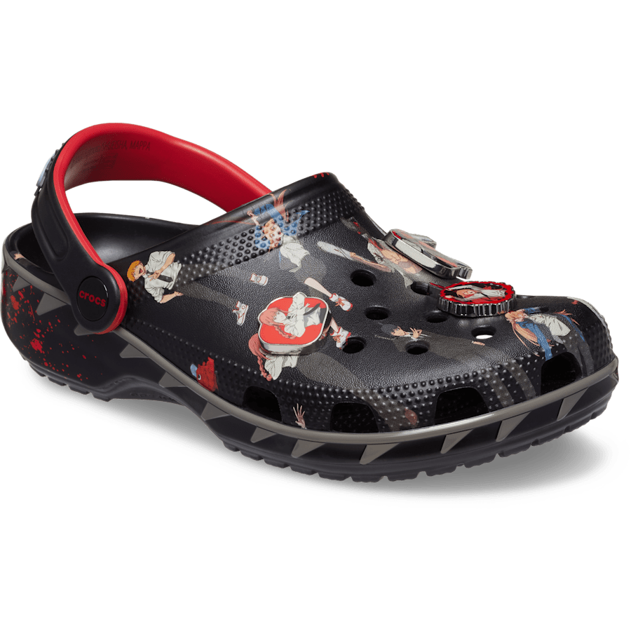 Multi Chainsaw Man Characters Classic Clog - Angle - Crocs