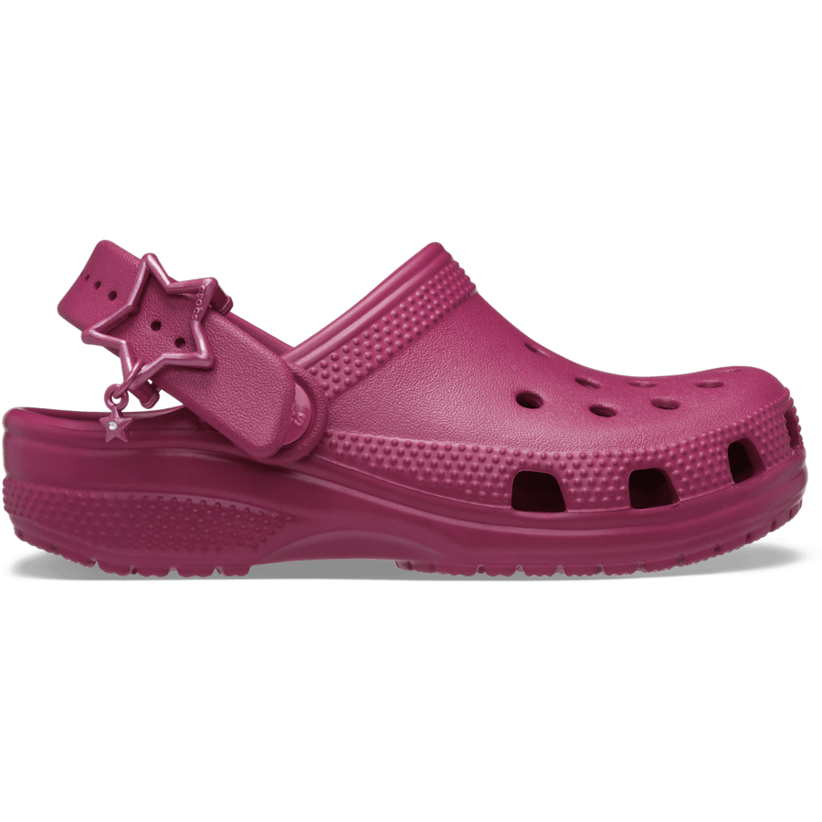 Royal Pink Kids' Classic Star Buckle Clog - Sivu - Crocs