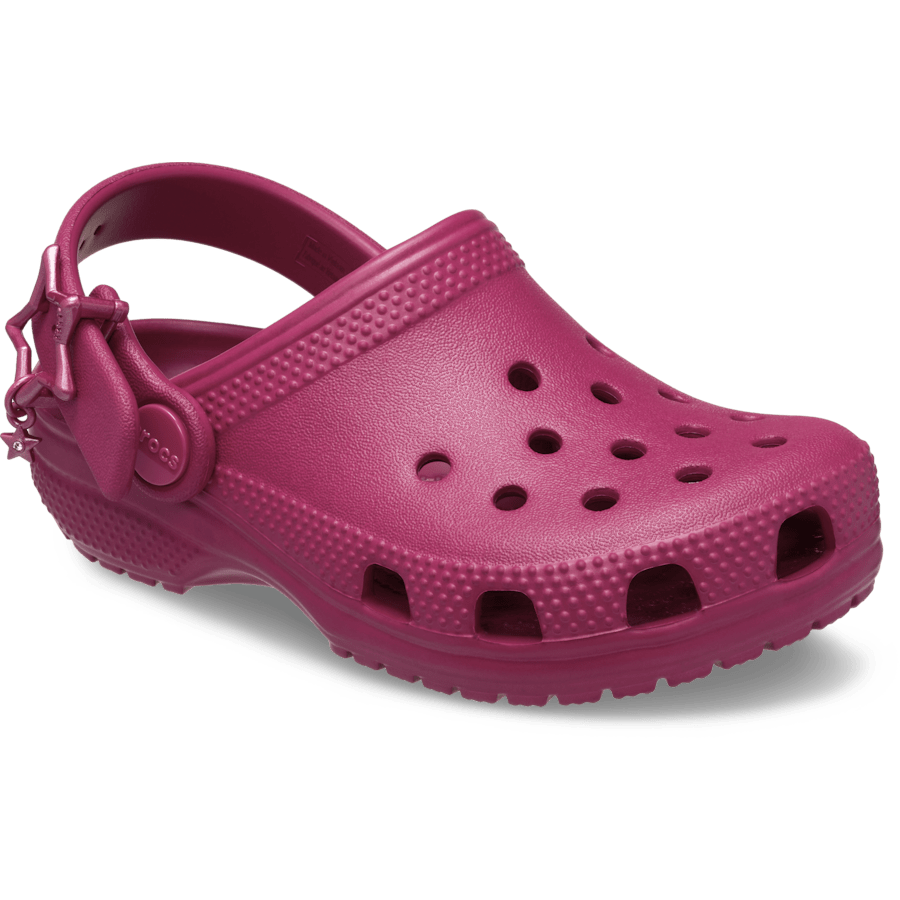 Royal Pink Kids' Classic Star Buckle Clog - Kulma - Crocs