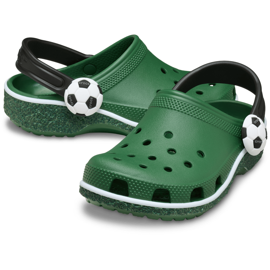Turf Green Kids' Classic Soccer Turf Clog - Paar - Crocs