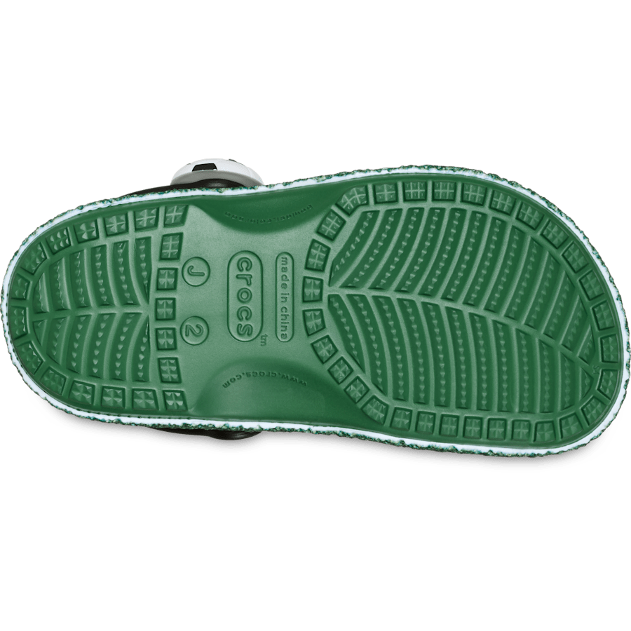 Turf Green Kids' Classic Soccer Turf Clog - Ansicht von unten - Crocs