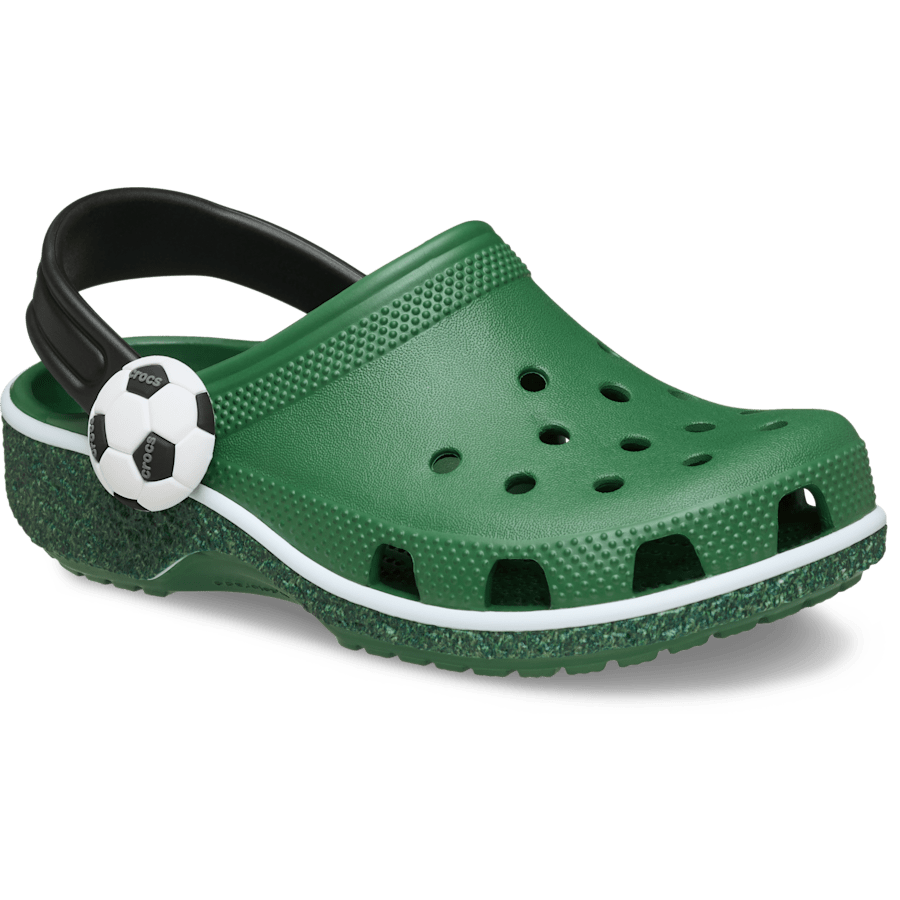 Turf Green Kids' Classic Soccer Turf Clog - Schrägsicht - Crocs