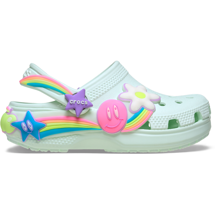 Retro Ice Toddler Classic Dream Lights Clog - Side - Crocs