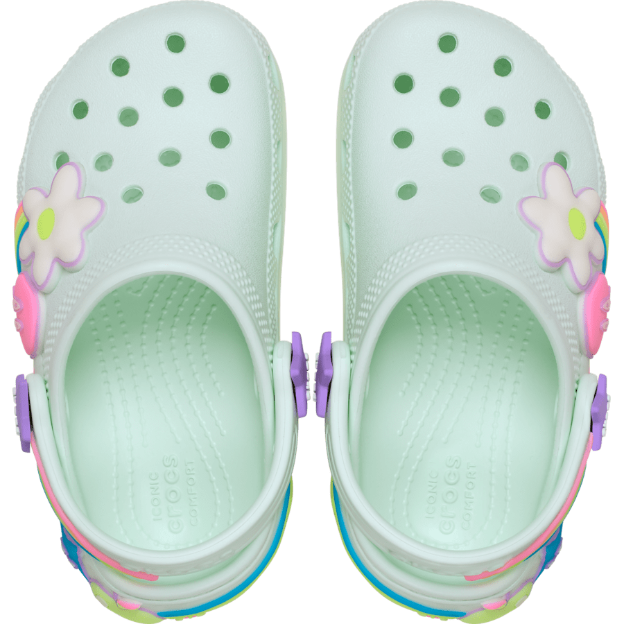 Retro Ice Toddler Classic Dream Lights Clog - Top - Crocs