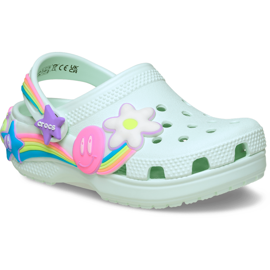 Retro Ice Toddler Classic Dream Lights Clog - Angle - Crocs