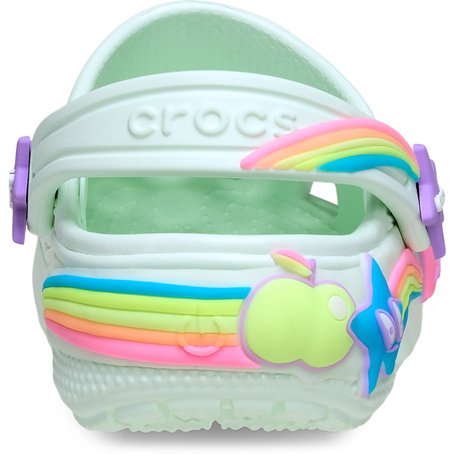 Retro Ice Toddler Classic Dream Lights Clog - Back - Crocs