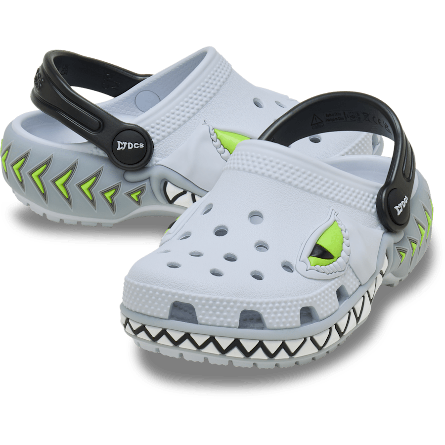 Steel Toddlers Classic Creature Lights Clog - Pair - Crocs