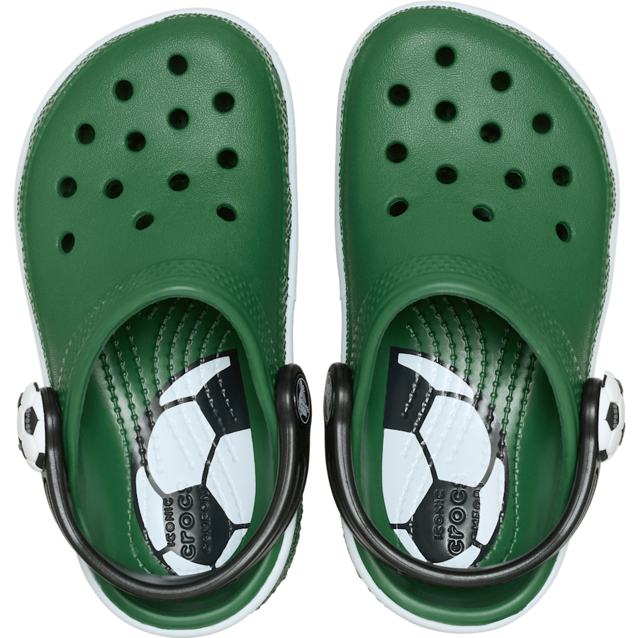 Turf Green Toddlers Classic Soccer Turf Clog - Draufsicht - Crocs