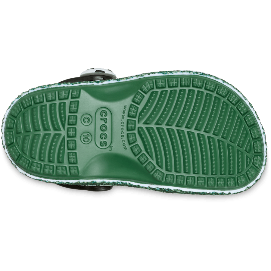 Turf Green Toddlers Classic Soccer Turf Clog - Ansicht von unten - Crocs