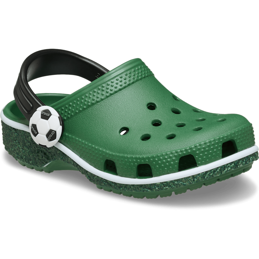 Turf Green Toddlers Classic Soccer Turf Clog - Schrägsicht - Crocs