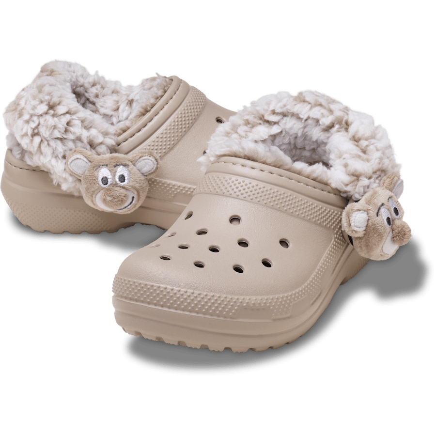 Dulcé Toddler Classic Bear Plush Fleece Lined Clog - Paire - Crocs
