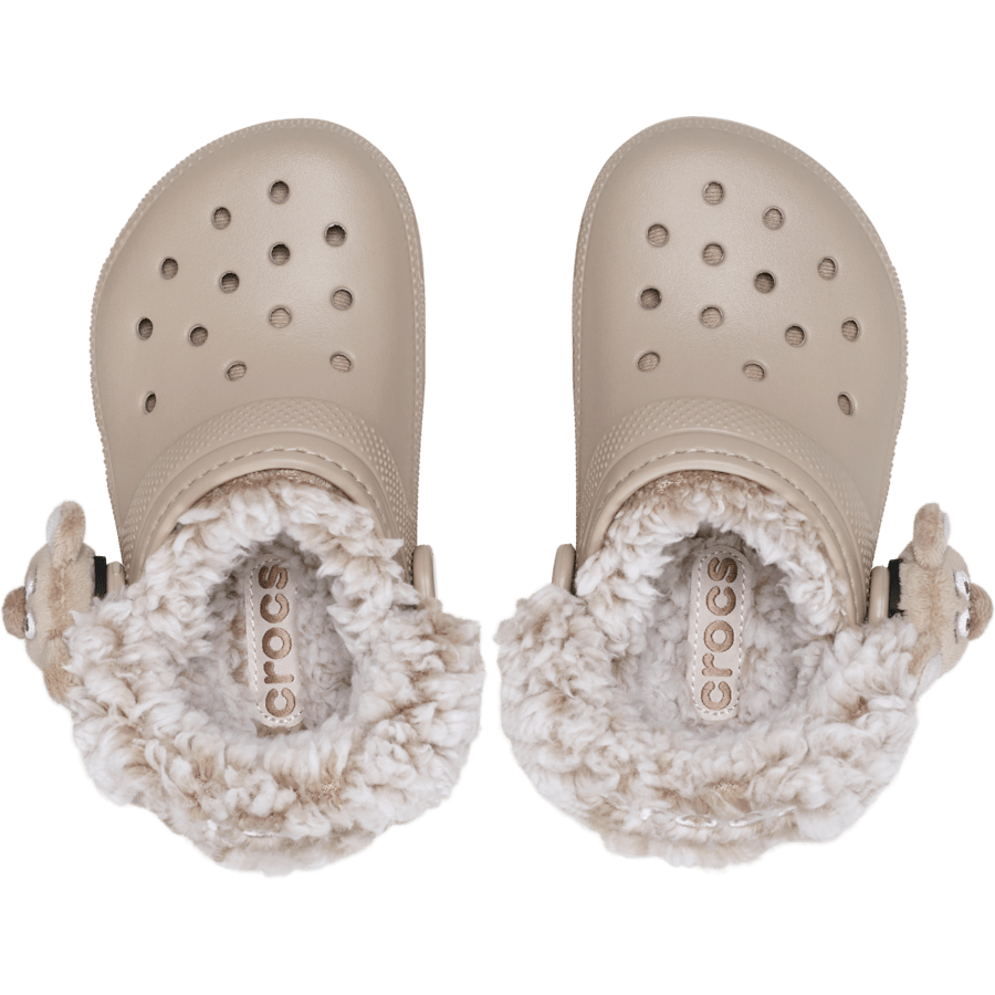 Dulcé Toddler Classic Bear Plush Fleece Lined Clog - Dessus - Crocs