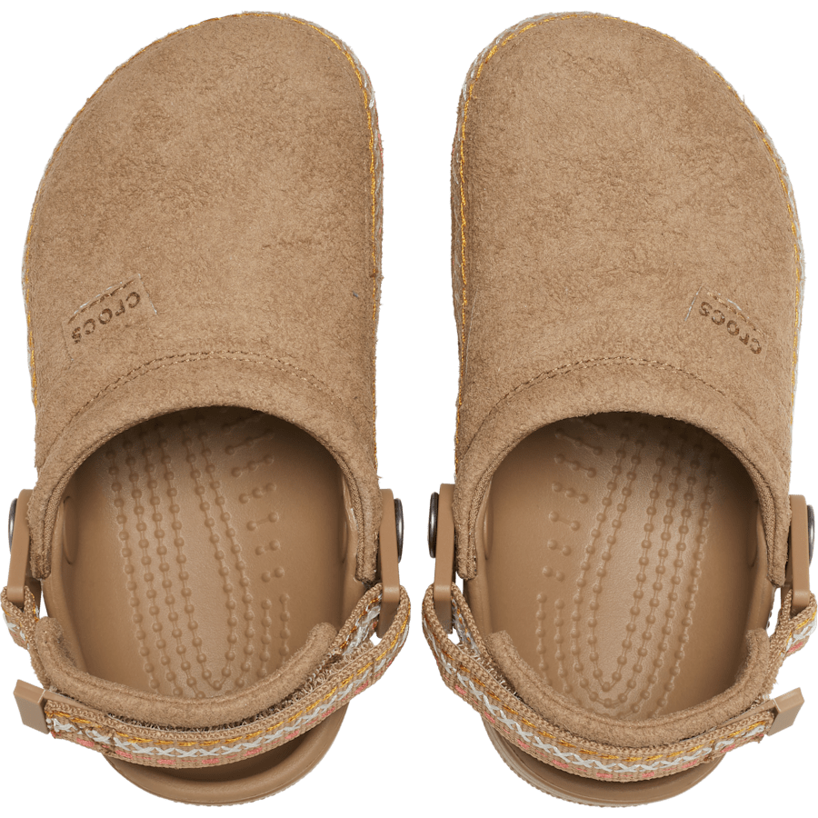 Colour Kids' Crafted Vegan Suede Stitch Clog - Top - Crocs