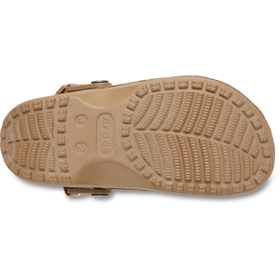 Colour Kids' Crafted Vegan Suede Stitch Clog - Bottom - Crocs