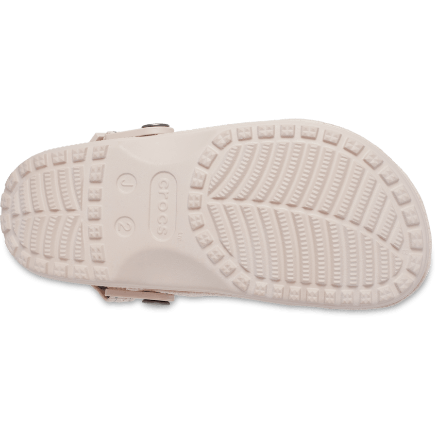 Colour Kids' Crafted Vegan Suede Stitch Clog - Bottom - Crocs