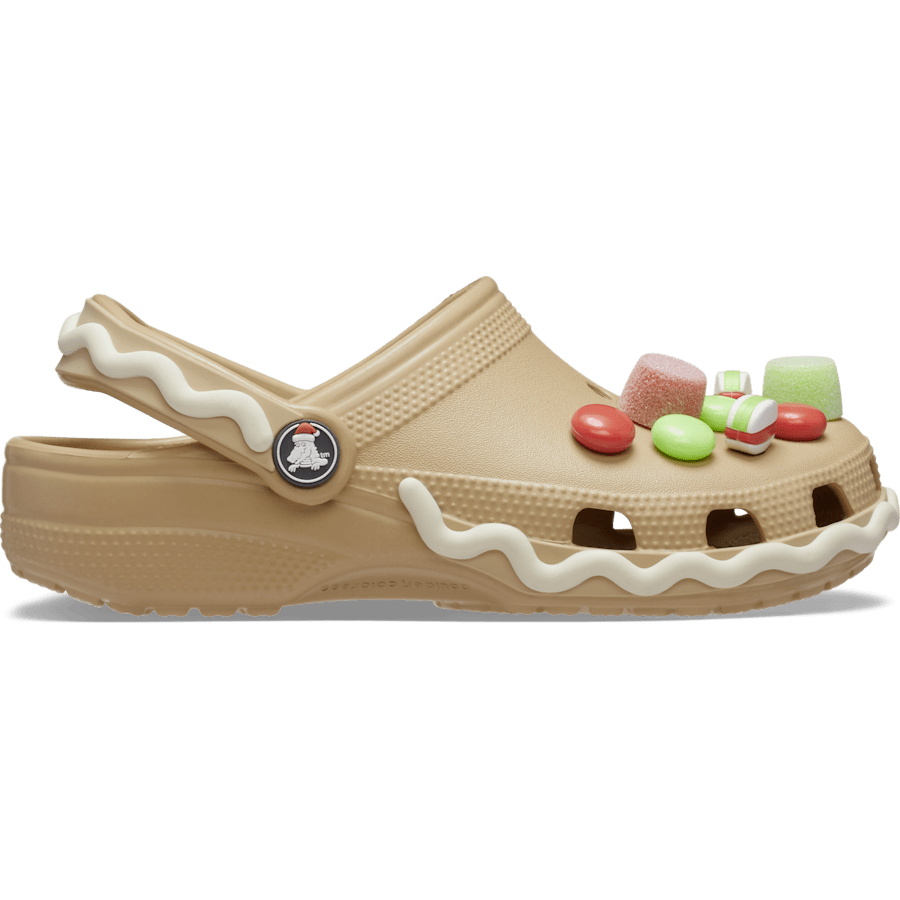 Beige Classic Gingerbread Clog - Side - Crocs